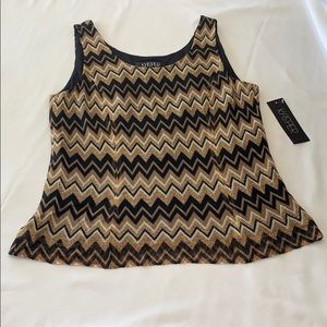 Kasper sleeveless top size 10 (A15)